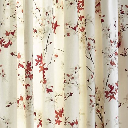 Laura Ashley Forsythia Rosehip 90x72 Curtains