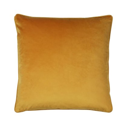 Wisteria Printed Velvet Cushion Gold