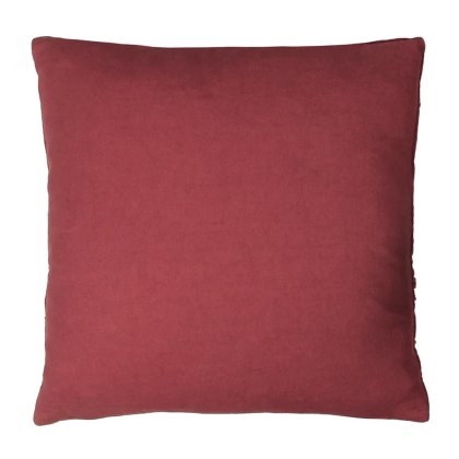 Angeles Floral Velvet Cushion Berry