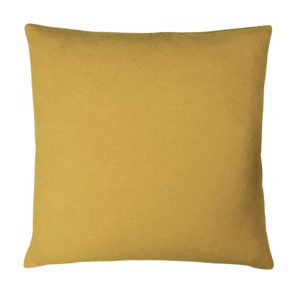 Angeles Floral Velvet Cushion Ochre