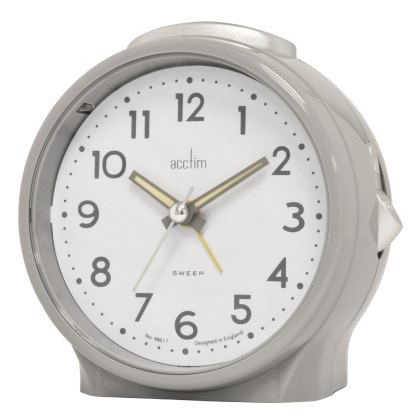 Acctim Elsie Pigeon Grey Alarm Clock Acctim Elsie Pigeon Grey Alarm Clock