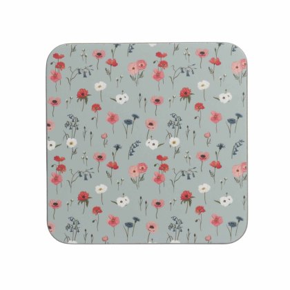 Sophie Allport Poppy Meadow Coasters Set of 4 Sophie Allport Poppy Meadow Coasters Set of 4