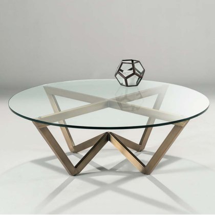 Angle Circular Coffee Table