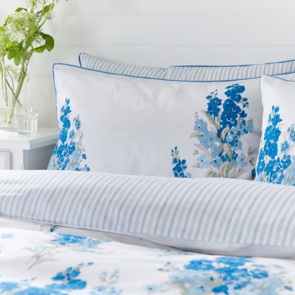 Laura Ashley Stocks Blue Bedding