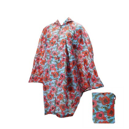 Eco Chic Poppy Adult Poncho