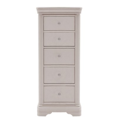 Mabel 5 Drawer tall chest in Bone Mabel 5 Drawer tall chest in Bone
