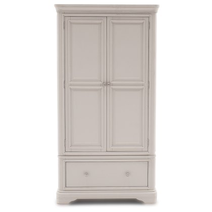 Mabel 2 Door 1 Drawer wardrobe in Bone Mabel 2 Door 1 Drawer wardrobe in Bone