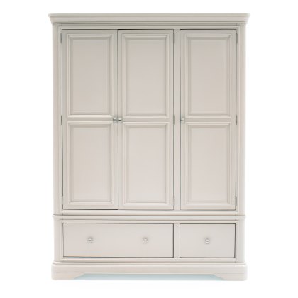 Mabel 3 Door 2 Drawer wardrobe in Bone Mabel 3 Door 2 Drawer wardrobe in Bone