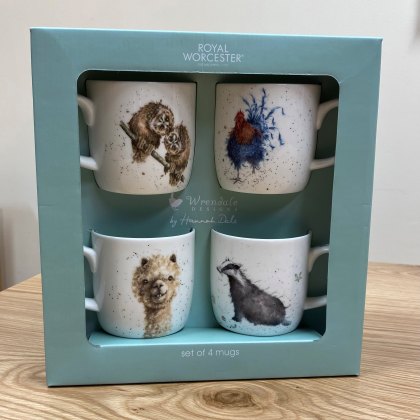 Wrendale Country Set of 4 Mugs