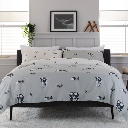 Deyongs Cows Sheep & Chickens Duvet Cover Set