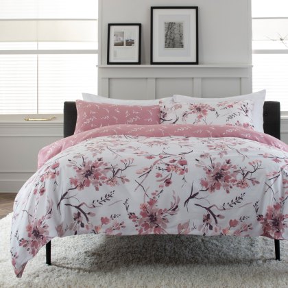 Deyongs Cherry Blossom Pink Duvet Cover Set