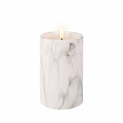 Kaemingk LED wick candle marble