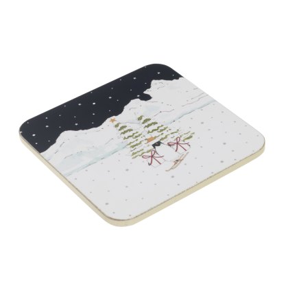 Sophie Allport Snow Season Set of 4 Coasters