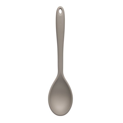 Fusion Twist Silicone Solid Spoon Grey Fusion Twist Silicone Solid Spoon Grey
