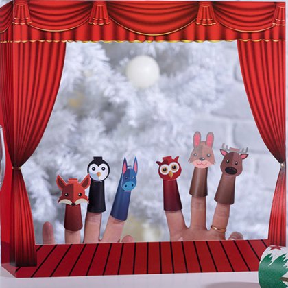 Robin Reed Toy Town Box of 6 Crackers