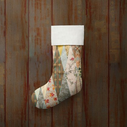 Chateau Wallpaper Museum Christmas Stocking