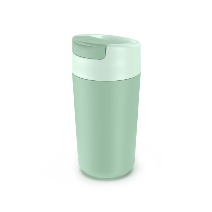 Joseph Joseph Sipp Green Small Travel Mug with Hygienic Lid