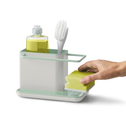 Joseph Joseph Caddy Light Stone Sage Sink Tidy