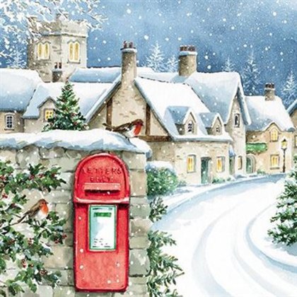 Paper House Christmas Village Boxed Cards