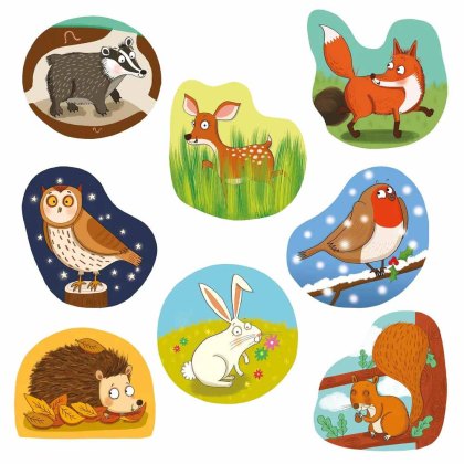 Gibsons Woodland Friends Puzzles