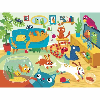 Gibsons Animal Party 24 Piece Puzzle