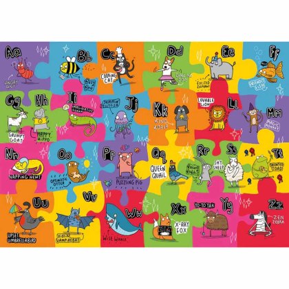 Gibsons The Unusual Alphabet 24 Piece Puzzle