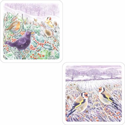 Otter House Winter Hedgerows RSPB Luxury Xmas Cards
