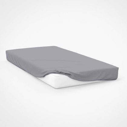 Belledorm Dark Grey 200 Thread Count Plain Dyed Sheet Belledorm Dark Grey 200 Thread Count Plain Dyed Sheet