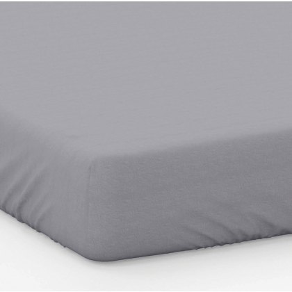 Belledorm Dark Grey 200 Thread Count Plain Dyed Sheet