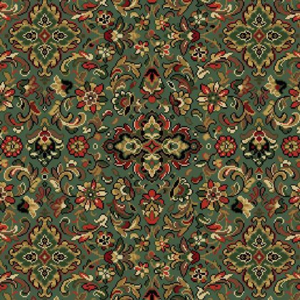 New Barington In Herati Green Carpet New Barington In Herati Green Carpet