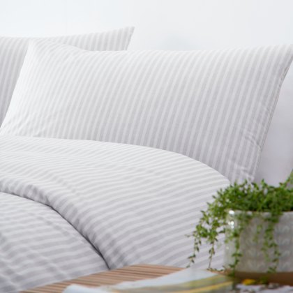 Drift Home Ellis Silver Duvet Cover Set