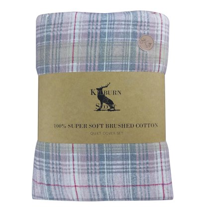 Kilburn Fife Check Single Duvet Cover Set