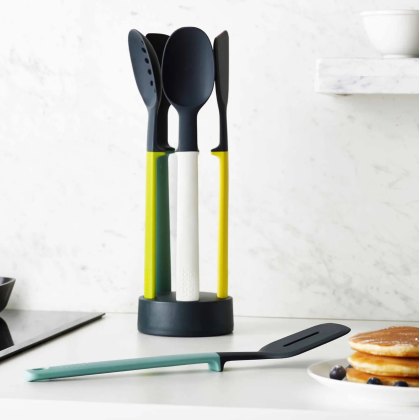 Joseph Joseph Elevate Silicone 5 Piece Utensil Carousel Set