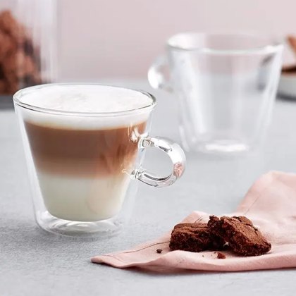 Judge Duo 2 Piece Latte Glass Set 325ml Judge Duo 2 Piece Latte Glass Set 325ml
