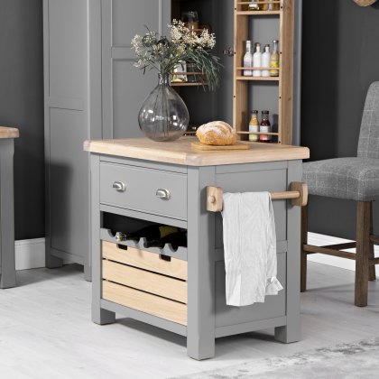 Chatsworth Oak Small Kitchen Island