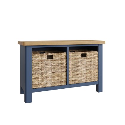 Hastings Hall Bench in Blue
