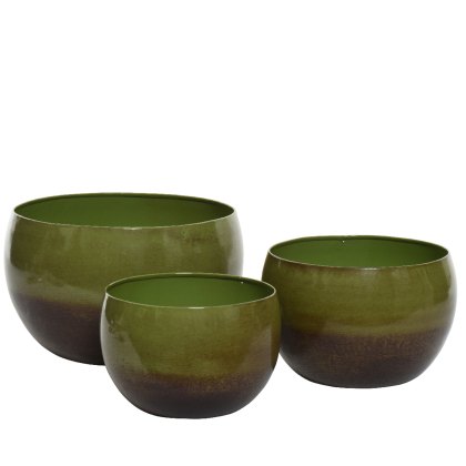 Kaemingk Green Iron Planter