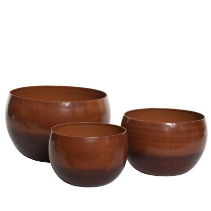 Kaemingk Terracotta Iron Planter