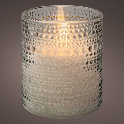 Kaemingk indoor LED wick candle White