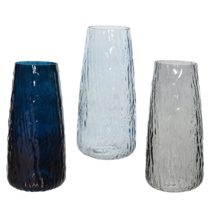 Kaemingk Assorted Colours Glass Blue Vase
