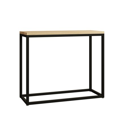 Bell & Stocchero Mono Small Console Table - Oak & Black