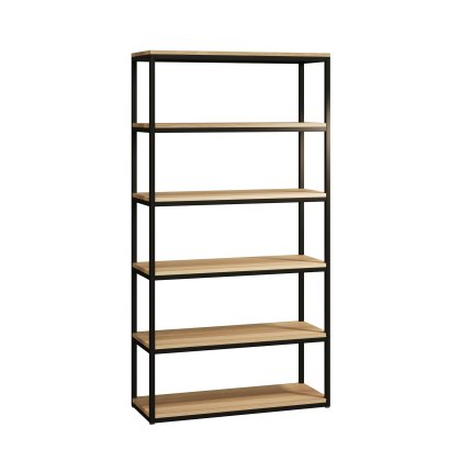 Bell & Stocchero Mono Medium Bookcase  - Oak & Black