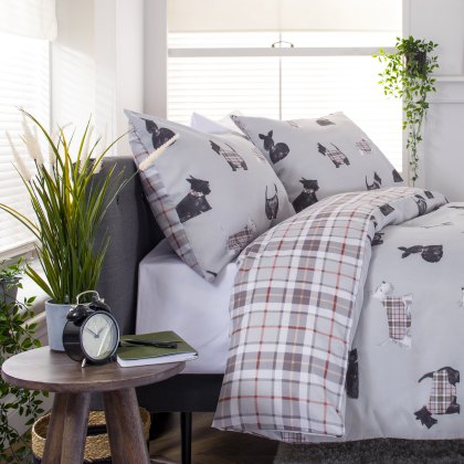 Deyongs Bramble Scotty Dogs Duvet Cover Set