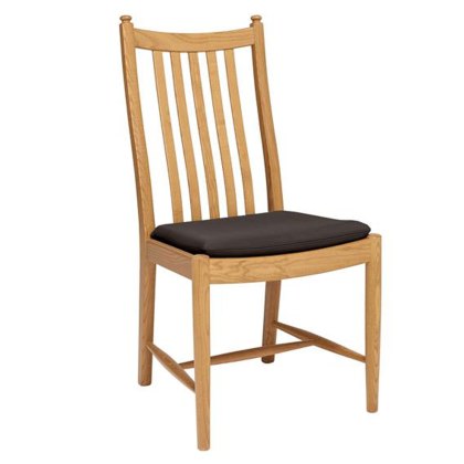 Ercol Windsor Penn Classic Dining Chair - Leather