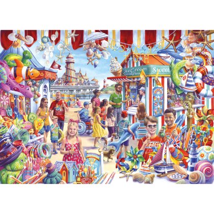 Gibsons Seaside Souvenirs 1000Pc Puzzle