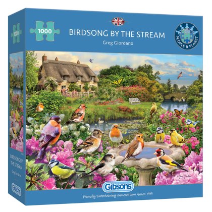 Gibsons Birdsong By The Stream 1000Pc Puzzle