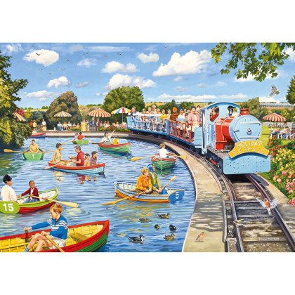 Gibsons The Boating Lake 1000Pc Puzzle