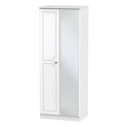 Krystal Tall 2ft6in Mirror Wardrobe Krystal Tall 2ft6in Mirror Wardrobe