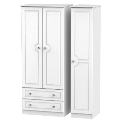 Krystal Triple 2 Drawer Wardrobe Krystal Triple 2 Drawer Wardrobe