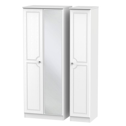 Krystal Tall Triple Mirror Wardrobe Krystal Tall Triple Mirror Wardrobe